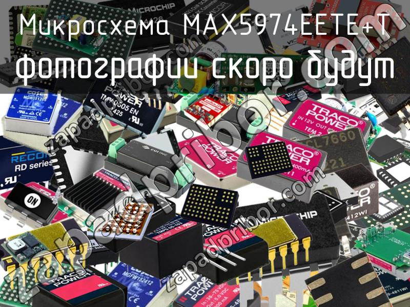Микросхема MAX5974EETE+T фотография.