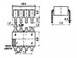 КР140УД8Б чертеж микросхемы.