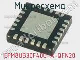 Микросхема EFM8UB30F40G-A-QFN20 