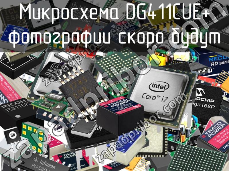 Микросхема DG411CUE+ фотография.