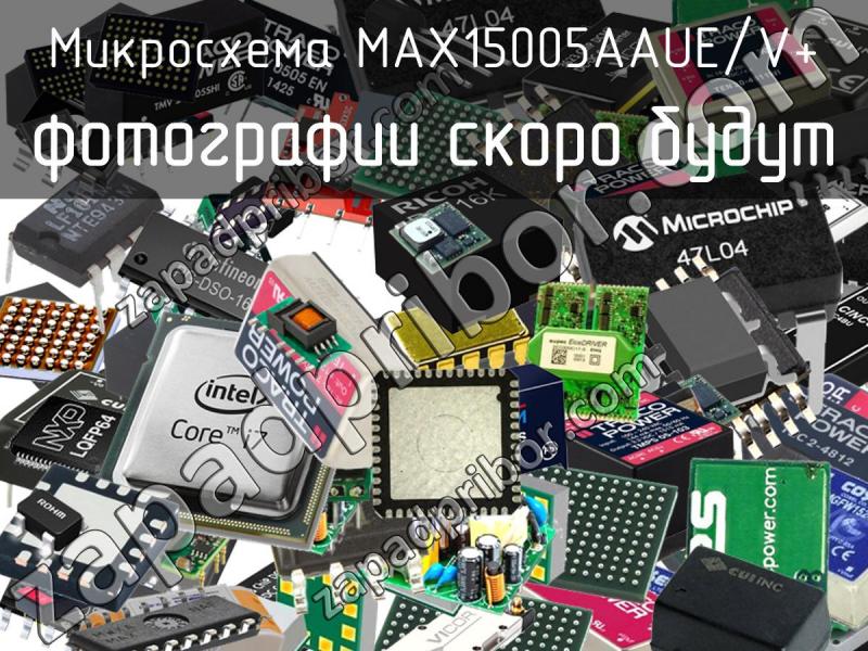 Микросхема MAX15005AAUE/V+ фотография.
