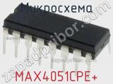 Микросхема MAX4051CPE+ 