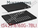 Микросхема IS42S16160G-7BLI фотография 3.