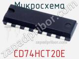 Микросхема CD74HCT20E