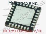 Микросхема PIC32MX130F064B-V/ML 
