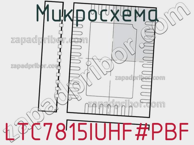 Микросхема LTC7815IUHF#PBF фотография.