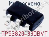 Микросхема TPS3820-33DBVT