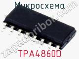 Микросхема TPA4860D 