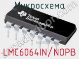 Микросхема LMC6064IN/NOPB 