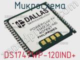 Микросхема DS1747WP-120IND+ 