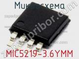 Микросхема MIC5219-3.6YMM 