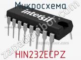 Микросхема HIN232ECPZ 