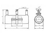 ПЭВР-25 чертеж резистора.