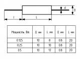 С5-17В чертеж резистора.