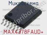 Микросхема MAX4378FAUD+ 