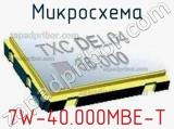 Микросхема 7W-40.000MBE-T 