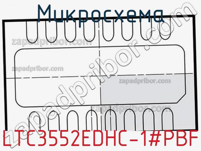 Микросхема LTC3552EDHC-1#PBF фотография.