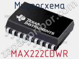 Микросхема MAX222CDWR 