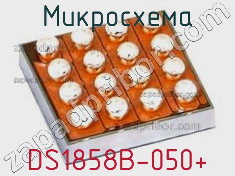DS1858B-050+ - Микросхема - фотография. Увеличить. DS1858B-050+ - Микросхема - фотография.