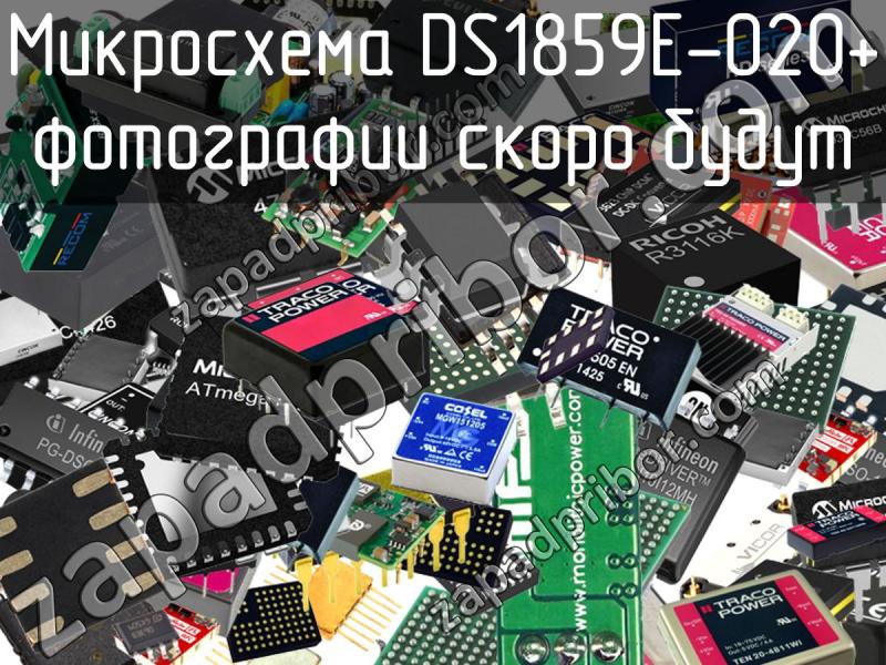 Микросхема DS1859E-020+ фотография.