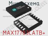 Микросхема MAX17783CATB+ 