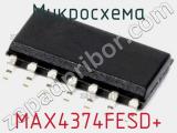 Микросхема MAX4374FESD+ 