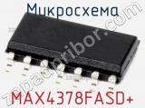 Микросхема MAX4378FASD+