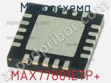 Микросхема MAX77801ETP+ 