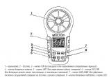 МЕГЕОН 11007 чертёж анемометра.