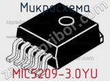 Микросхема MIC5209-3.0YU 