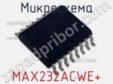 Микросхема MAX232ACWE+