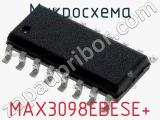 Микросхема MAX3098EBESE+