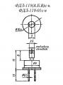 ФДЛ-119 А с/в, ФДЛ-119 Б с/в, ФДЛ-119 В с/в, ФДЛ-119-01 с/в чертеж фотоприемников.