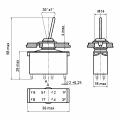 ПТ26-2 чертеж тумблера.