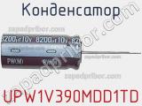 Конденсатор UPW1V390MDD1TD фотография 2.