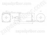 ДАТ-40-12 чертеж электродвигателя.