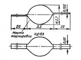 КД103Б чертеж диода.