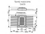 134КП9 схема, чертеж микросхемы.