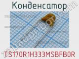 Конденсатор TS170R1H333MSBFB0R фотография 2.