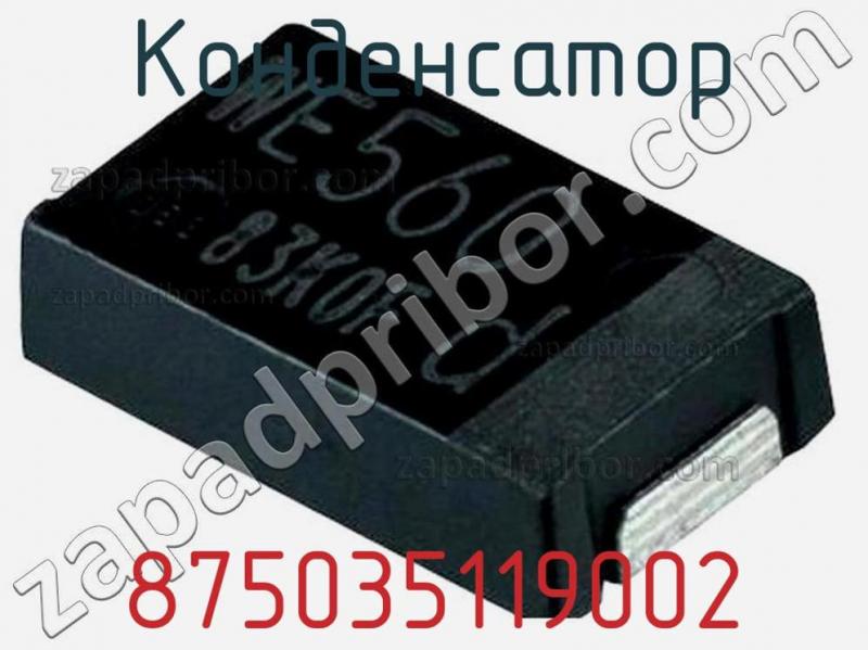 Конденсатор 875035119002 фотография 1.