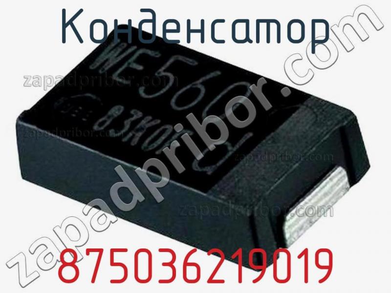 Конденсатор 875036219019 фотография 1.