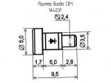 1А403Г схема, чертеж диода СВЧ.