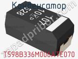 Конденсатор T598B336M006ATE070 фотография 2.
