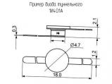 1И401А схема, чертеж диода туннельного.