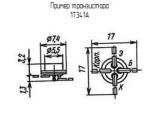 1Т341А схема, чертеж транзистора.