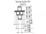 2А507А схема, чертеж диода СВЧ.