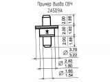 2А509А схема, чертеж диода СВЧ.