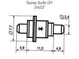 2А602Г схема, чертеж диода СВЧ.