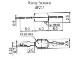 2В124А схема, чертеж варикапа.