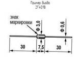 2Г401В схема, чертеж диода.